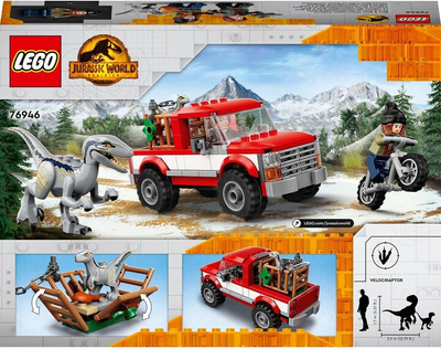 Set LEGO® Jurassic World™ 76946 Blue and Beta velociraptor capture