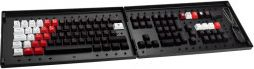 Set keycaps Traitors KABUKI TRDKAB108UK, 108 taste, profil mekanik, i bardh me t’kuqe edhe t’zezë