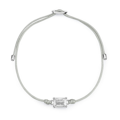 Byzylyk për femra Brosway Fancy Infinity White FIW112, i argjendtë
