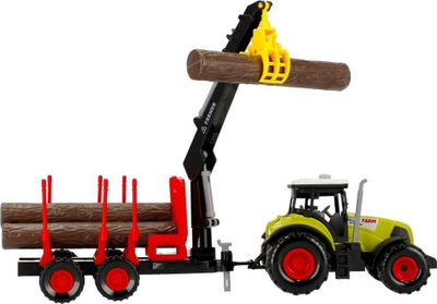 Traktor lodër Mega Creative My Ranch me rimorkjo, 34 cm, me drita edhe zhurma, jeshil