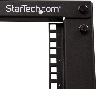 Raft serveri StarTech.com 4-Post 8U, 19", kornizë e hapur, me rrota