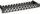 Пач панел Equip Keystone 24 порти, Cat.6A, 1U 19", црн