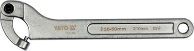Çelës unaze me grep Yato YT-01676, Ø35-50mm, 210mm, ngjyrë argjendi