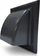 Kapak ventilimi ABS, 125mm, grilë e jashtme me flap kthyes, gri