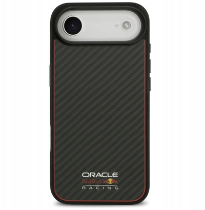 Kapak telefoni Red Bull Kevlar Logo Matt MagSafe për iPhone Air, i zi