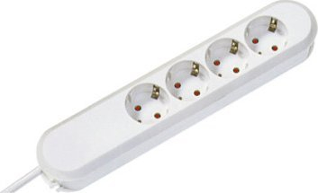 Parazgjatës Bachmann SMARTLINE, 4 dalje AC, 1.5m, i bardhë