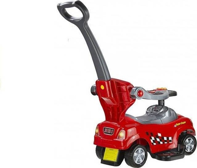 Makinë lodër shtytëse Lean Sport Coupe 277, me dorezë prindi, me tinguj, e kuqe