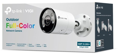 Kamerë rrjeti e jashtme TP-Link Omada InSight S355, 5MP, bullet, e bardhë