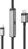 Kabllo Alogic Ultra USB C në HDMI, 2m, 100W Power Delivery, gri e zezë