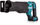 Sharrë reciproke Makita DJR187Z LXT, brushless, 18V, pa bateri, jeshile me të zezë