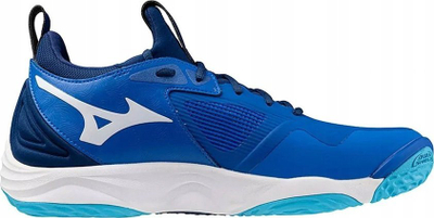 Atlete volejbolli Mizuno Wave Momentum 3 V1GA231201 për burra, për dysheme të forta, blu