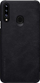 Futrollë Nillkin Qin për Samsung Galaxy A20s, lëkurë, e zezë