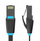 Kabllo rrjeti Vention Cat.6 UTP Patch, 1m, flat, i zi