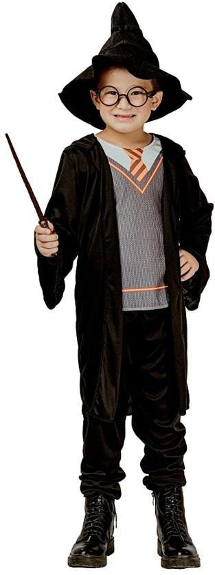 Kostum magjistari Wizard Set, madhësia 130/140cm, për kalamaj