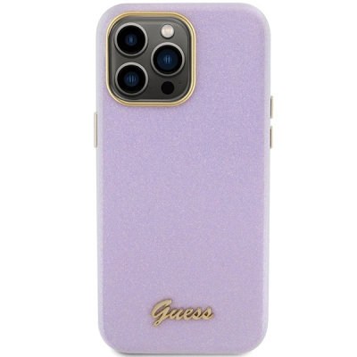 Këllëf telefoni Guess GUHCP15LPGMCSL, për iPhone 15 Pro 6.1", i fortë, lejla me shkëlqim