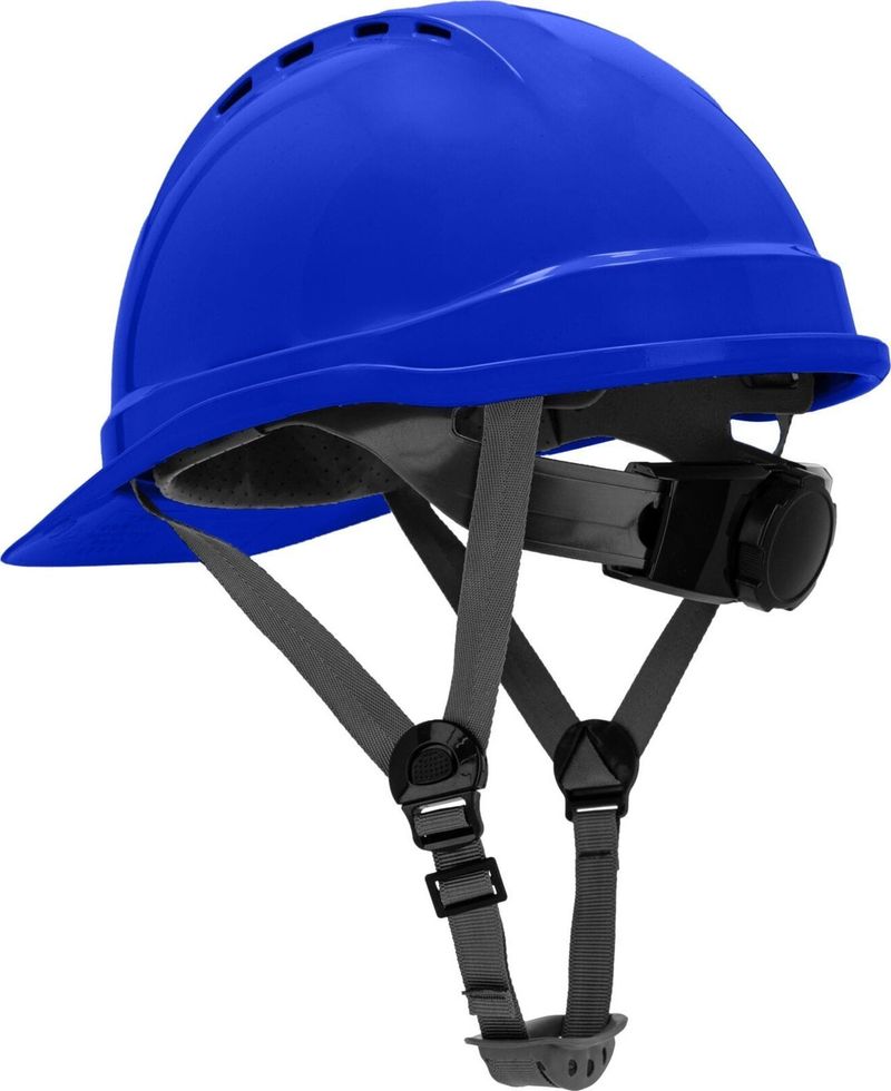 Helmetë sigurie Lahti Pro, me ventilim, kategori II, blu