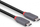 Kabllo USB C Lindy Anthra Line USB4, 1.5m, 240W, gri