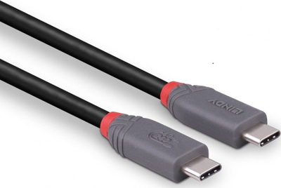 Kabllo USB C Lindy Anthra Line USB4, 1.5m, 240W, gri