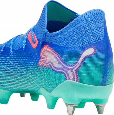 Këpucë futbolli Puma FUTURE 7 Ultimate MxSG 107918 01, për burra, për fushë me bar natyral, blu