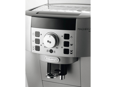 Ekspres DeLonghi Magnifica S, 15 bar, i zi dhe i argjendtë