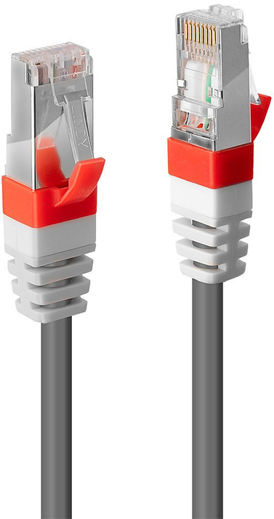 Kabllo rrjeti LINDY 45350 CAT 6A, 0.30m, RJ45, gri