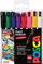 Set markera Uni-ball Uni Posca PC-1MR, majë 0.7mm ultra e hollë, 8 ngjyra bazë