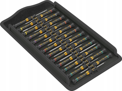 Set kaçavidash të imta Wera Kraftform Micro ESD Big Pack 1, 25 copë, për elektronikë