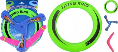 Set lodrash plazhi Koopman Beach Discs, 3 pjesë, PVC, shumëngjyrëshe