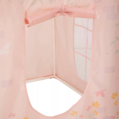 Шатор за игра тврдина Play Hut, полиестер, 130x78x78cm, розова