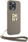 Mbrojtëse telefoni DKNY DKHCP15XPBSWSE, për iPhone 15 Pro Max 6.7", me rrip kyçi, bezhë