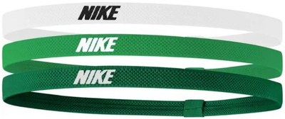 Shiritë elastikë flokësh Nike N1004529146OS, set 3 copë, jeshil