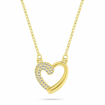 Set bizhuteri për femra Brilio Silver SET259Y, vathë + qafore, i artë