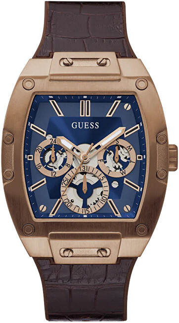 Orë dore për burra Guess Phoenix GW0202G2, kafe