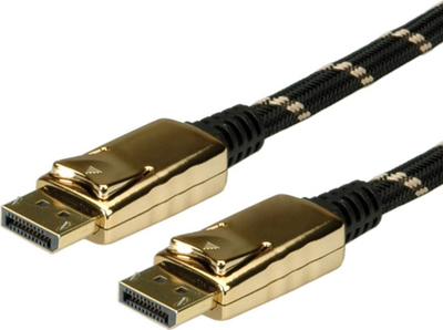 Kabllo audio Roline 11.04.5644, 1m, DP, e zezë e verdhë