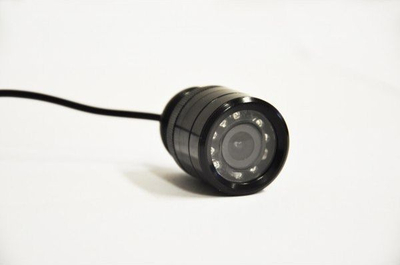 Kamerë parkimi AMiO 01572, 12V, me LED dhe shikim nate, e zezë