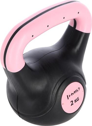 Kettlebell HMS KPC02, 2 kg, bituminoz, e zezë