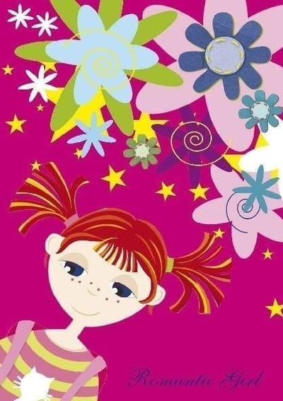Тетратка Ибис Romantic Girl A5, со линии, 32 страници, розова