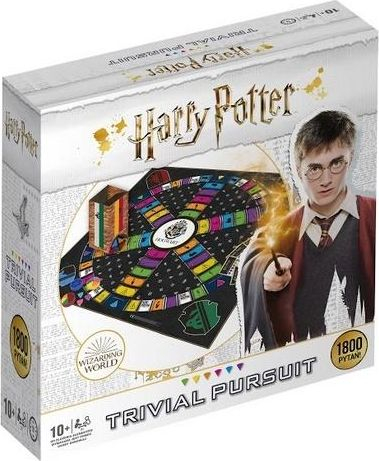Lojë tavoline Winning Moves Trivial Pursuit Harry Potter Deluxe PL, 1800 pyetje, për 2‑4 veta, shumëngjyrëshe