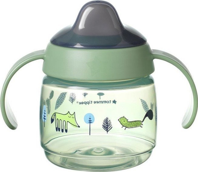 Gotë për fëmijë Tommee Tippee Superstar, 190ml, 4 muaj+, e gjelbër