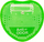 Insert xheli për pisoar GEL Urinal Goal Anti Odor Football, aromë afatgjatë, 1 copë, jeshil