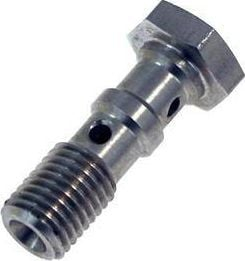 Bulon banjo dopio MTuning M10x1.25, 30mm, metalik