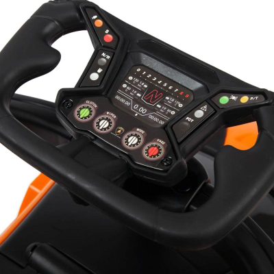 Makina lodër shtytëse Enero Lamborghini Sports, për kalamaj 12m+, portokalli me të zezë