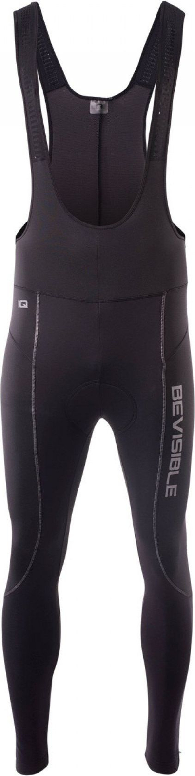 Leggins çiklizmi IQ Kisin M, COOLMAX QUICK DRY, me rripa shpine, të zeza