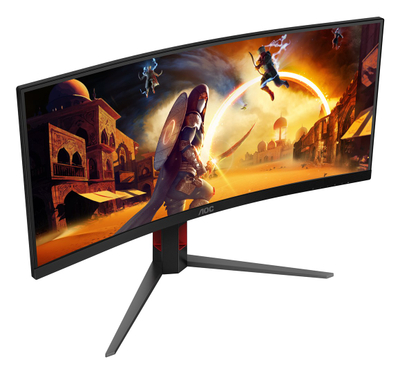 Гејминг монитор AOC CU34G4, 34\", Wide Quad HD, црн