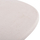 Tavolinë për kafe oval Santorini 54x54,5x40Hcm (HM18054), bardhë