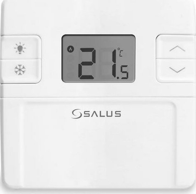 Termostat pa tela Salus RT305RF, elektronik, montim sipërfaqësor, i bardhë