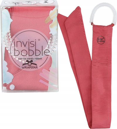 Aksesor flokësh InvisiBobble Wrapstar Machu Peachu, spiral, me shirit zbukurim, shumëngjyrësh