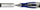 Daltë druri Irwin Marples, 22 mm, me dorezë dy-komponentëshe, blu
