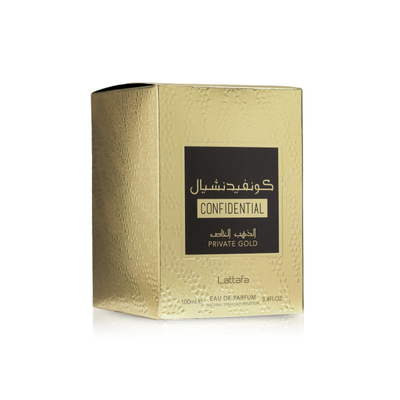 Eau de Parfum Lattafa Confidential Private Gold, 100ml