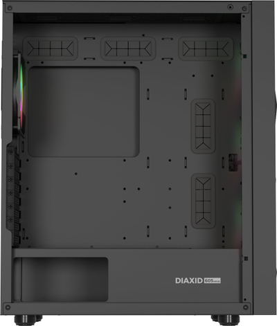 Set gaming Genesis Diaxid 605 ARGB me Thor 300, mid tower, tastierë mekanike Outemu Blue, i zi